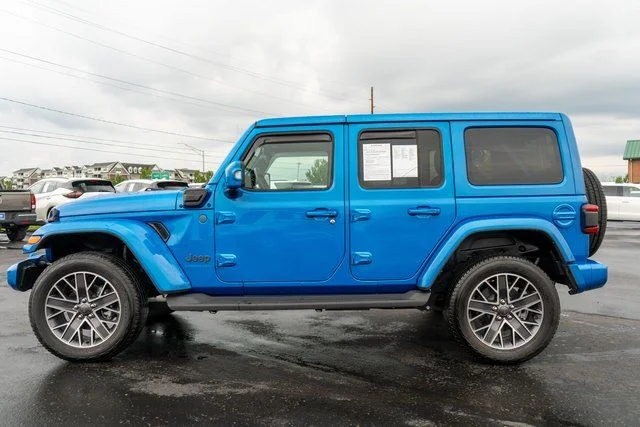 Used 2023 Blue Jeep Sahara 4xe image 9