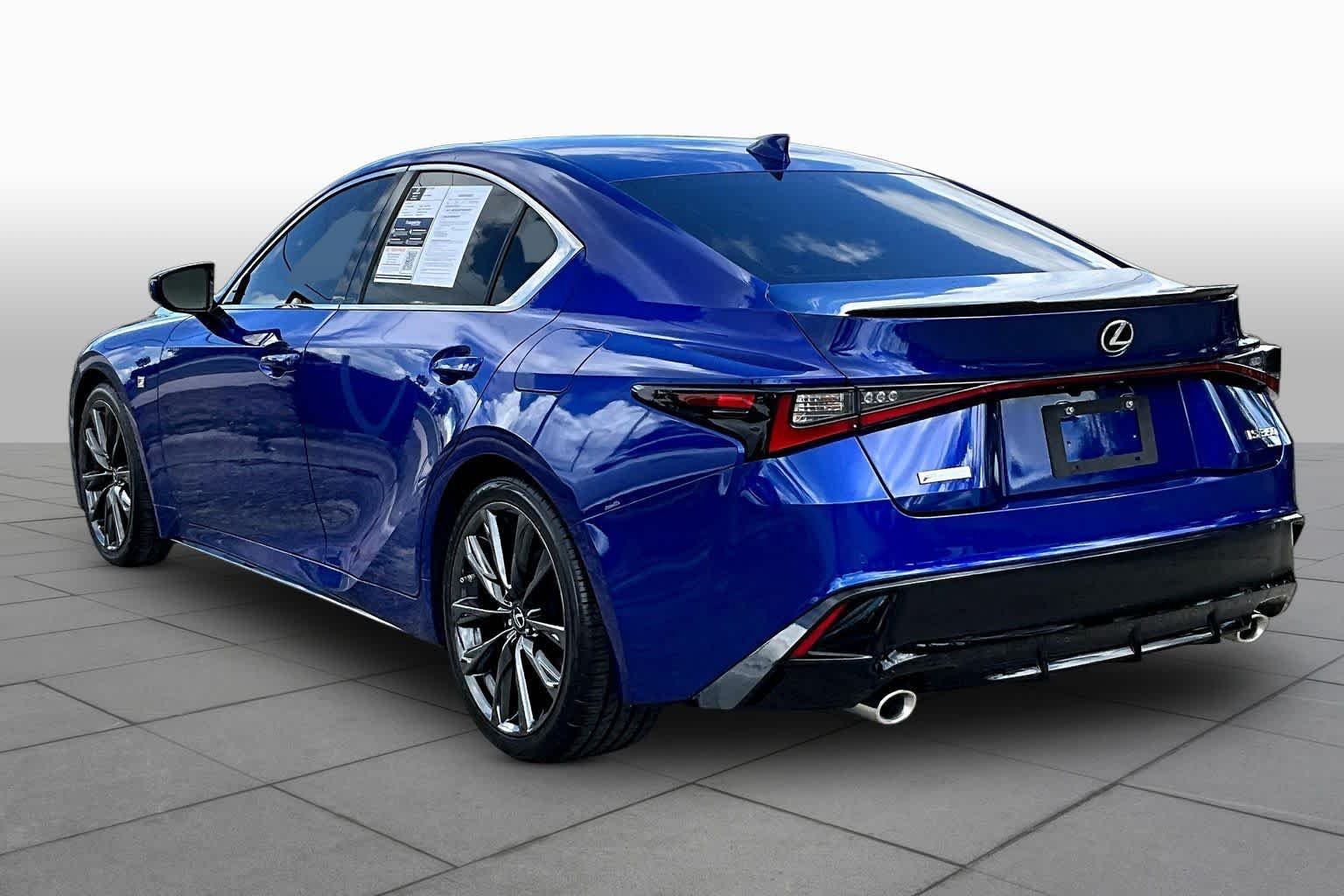 Certified Used 2021 Ultrasonic Blue Mica 2.0 Lexus F SPORT image 12