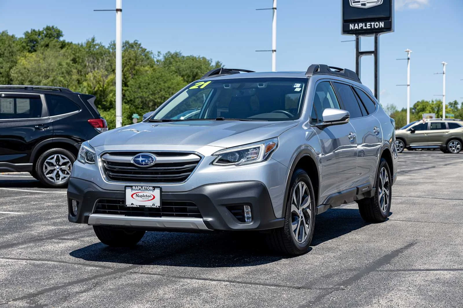 Used 2021 Silver Subaru Limited image 3