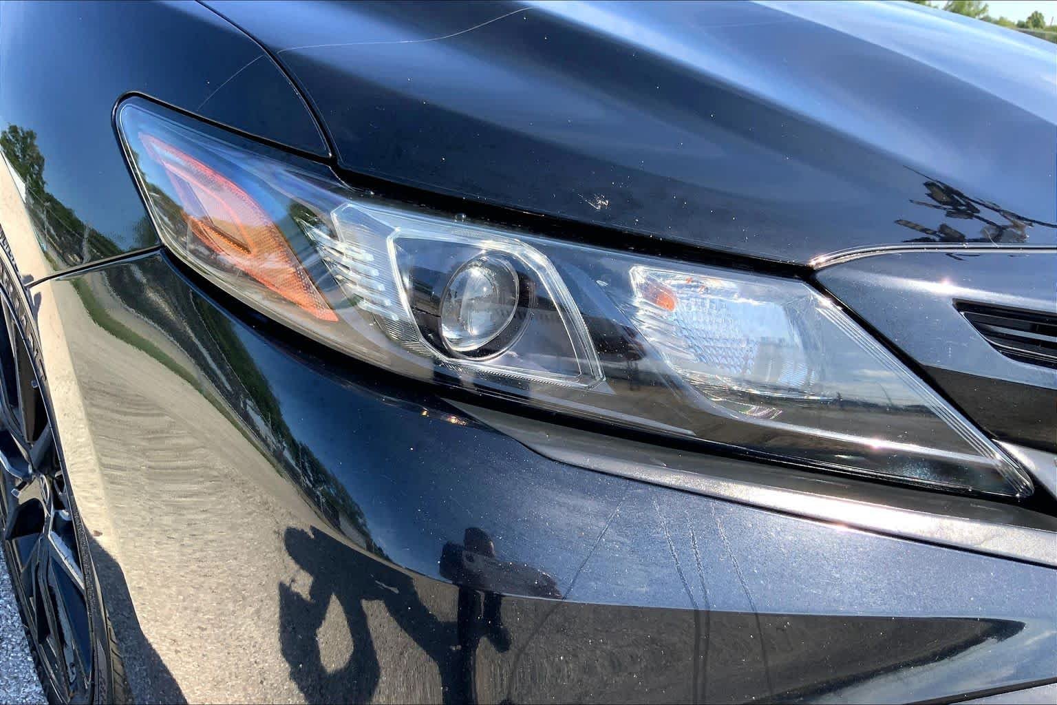 Used 2023 Midnight Black Metallic Toyota SE Nightshade image 27