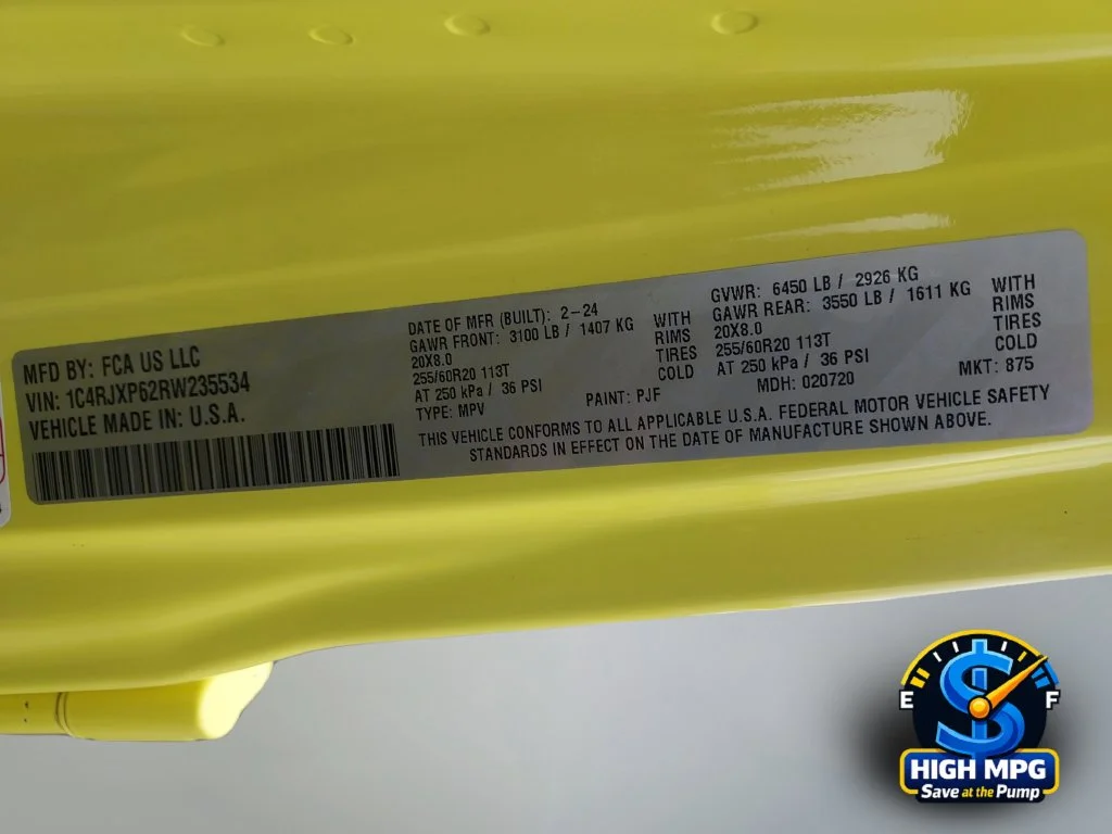 Used 2024 Yellow Jeep Sahara 4xe image 35