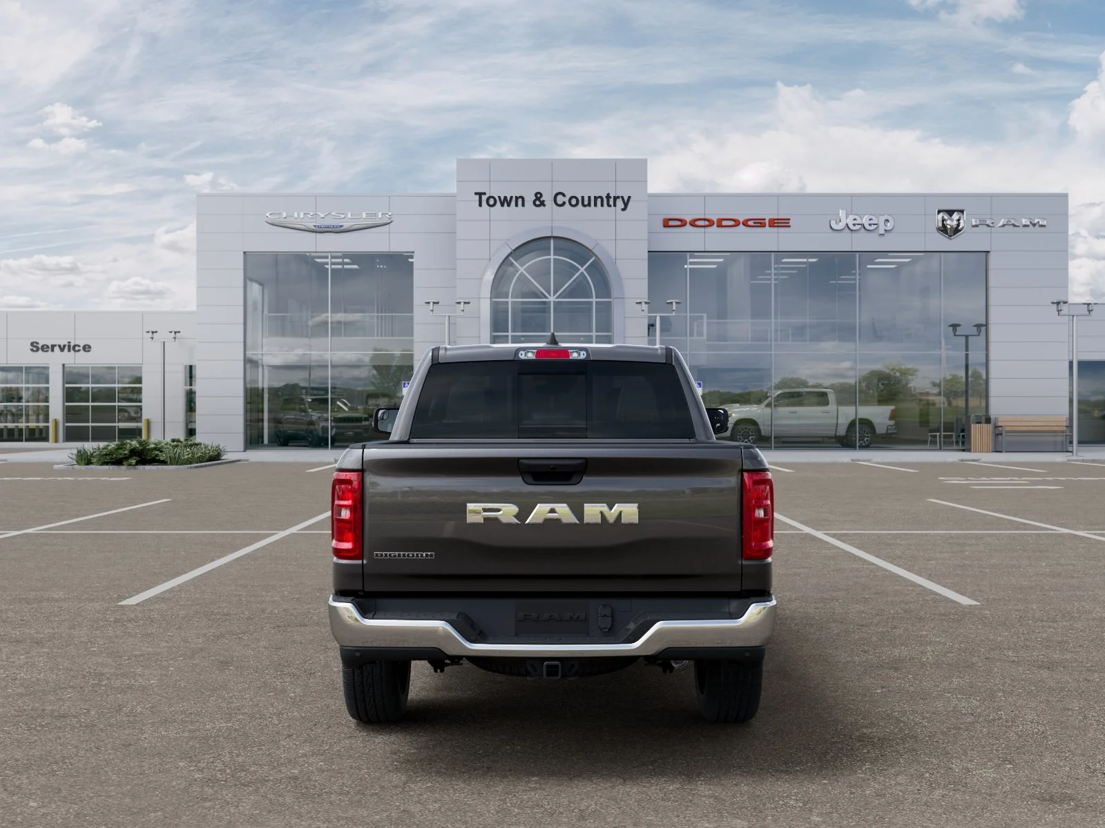 New 2026 Granite Crystal Metallic Clear-Coat Exterior Paint RAM Big Horn/Lone Star image 33