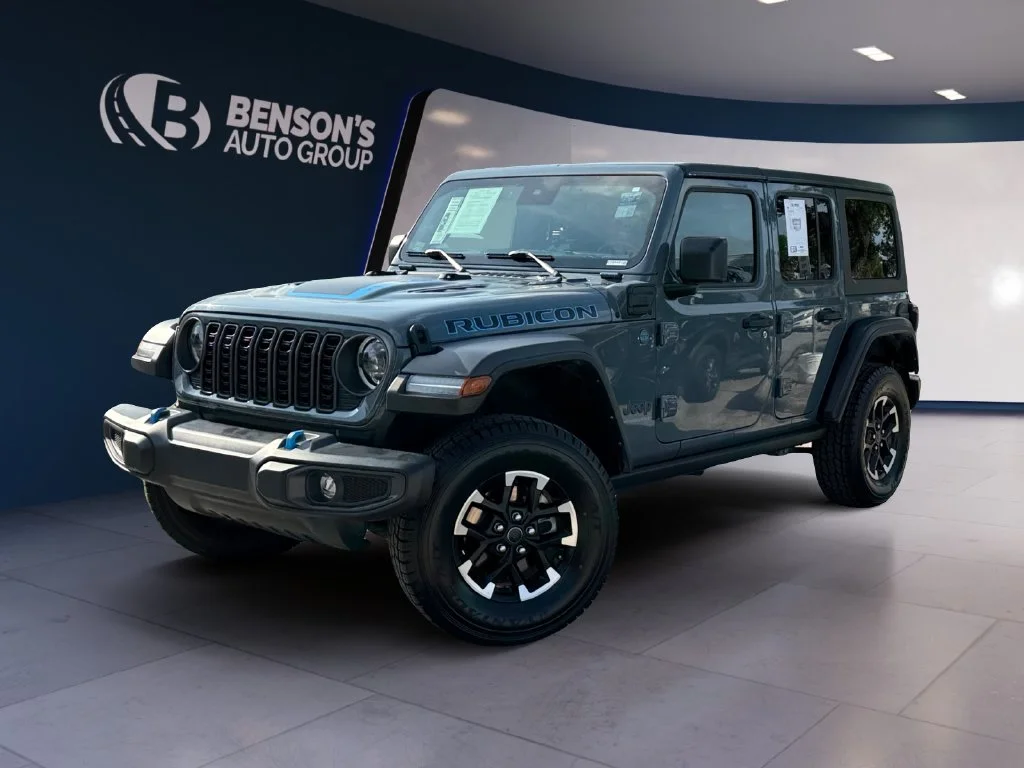 Used 2024 Gray Jeep Rubicon 4xe image 1