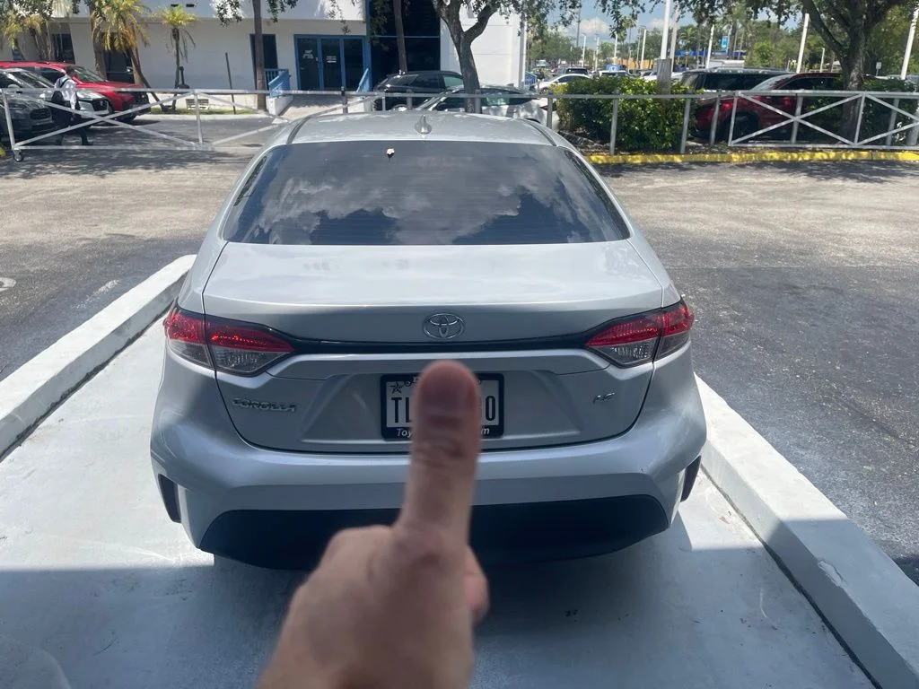 Used 2023 Silver Toyota LE image 6