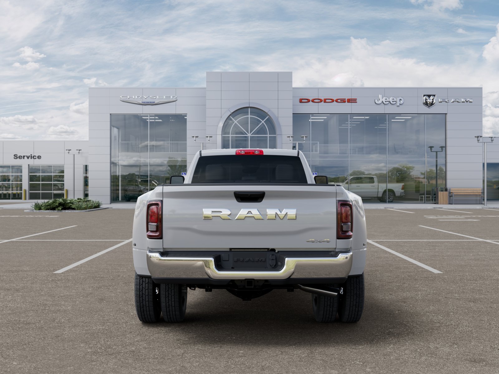 New 2026 Bright White Clear-Coat Exterior Paint RAM Tradesman image 45