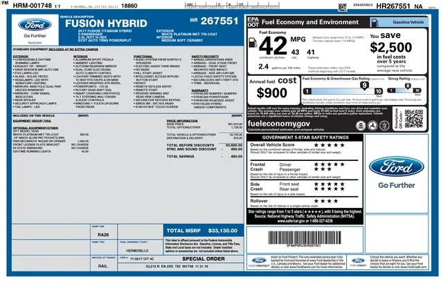 Used 2017 White Ford Titanium image 6
