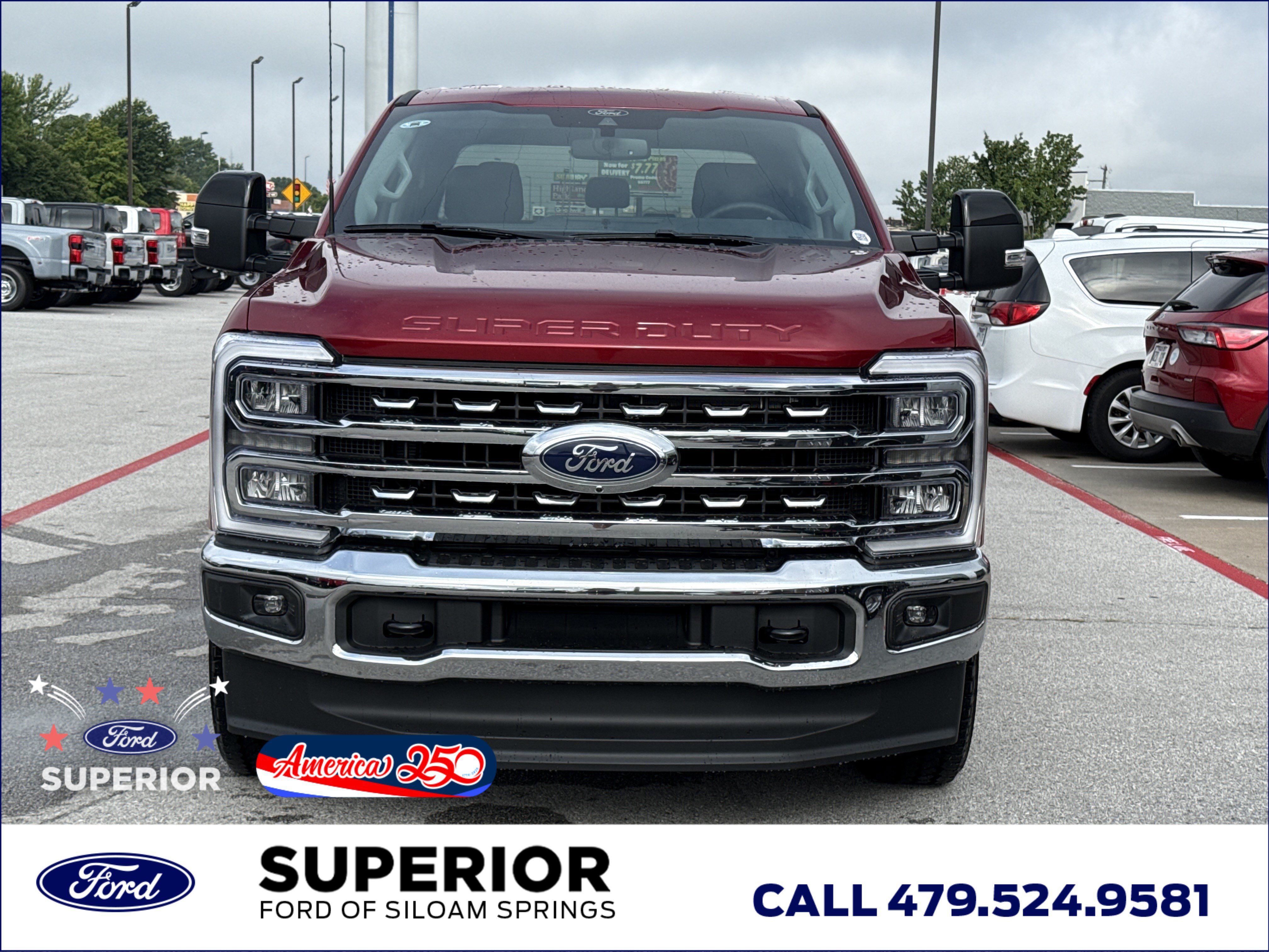 New 2026 Ruby Red Metallic Tinted Clearcoat Ford Lariat 4WD image 12