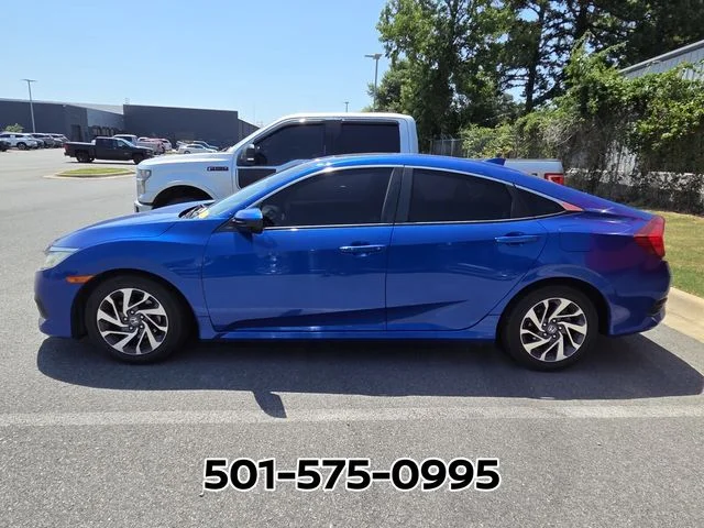 Used 2017 Blue Honda EX image 2