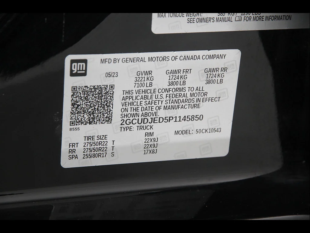Used 2023 BLACK Chevrolet High Country image 24