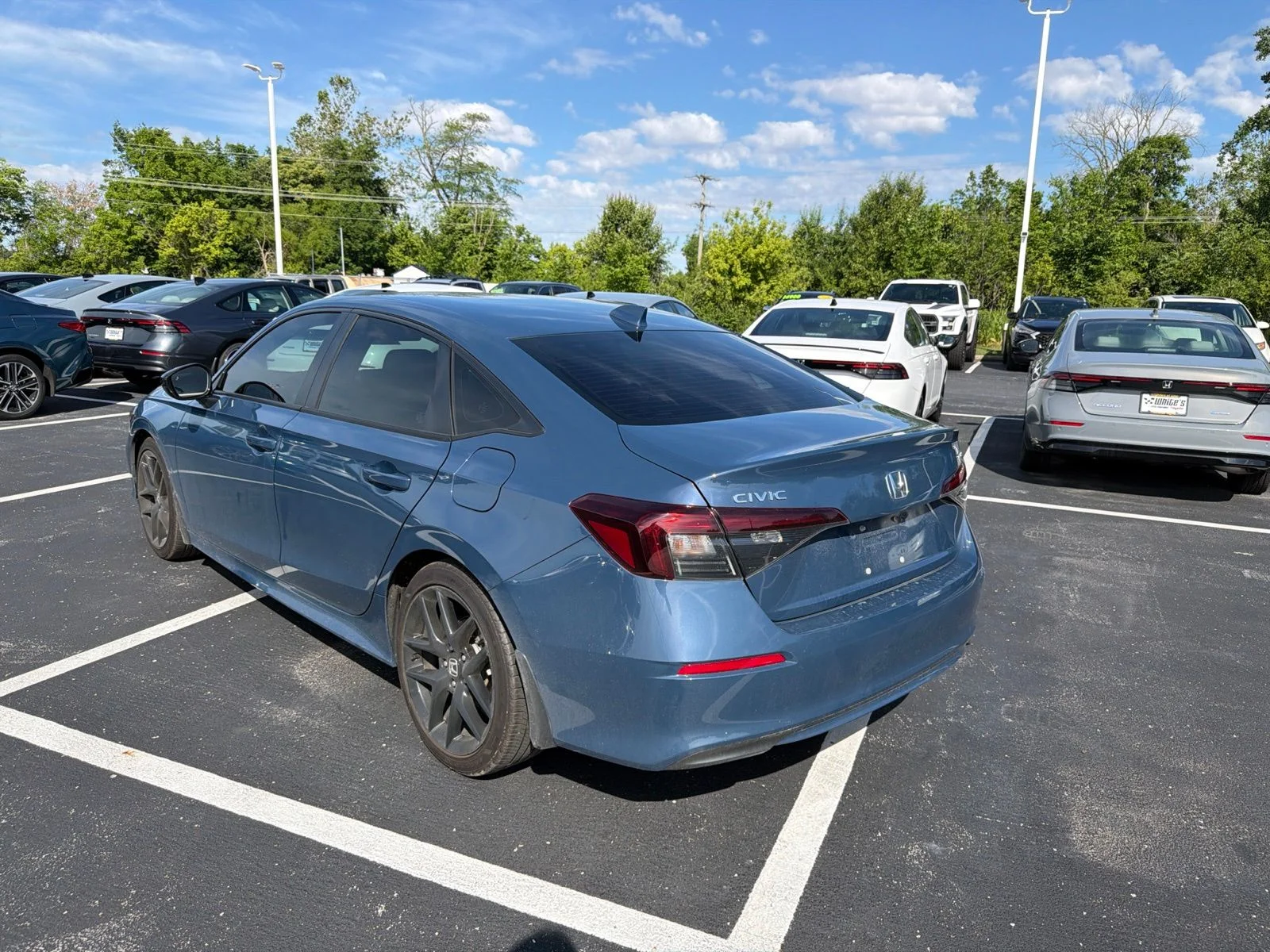 New 2025 Blue Lagoon Pearl Honda Sport image 4