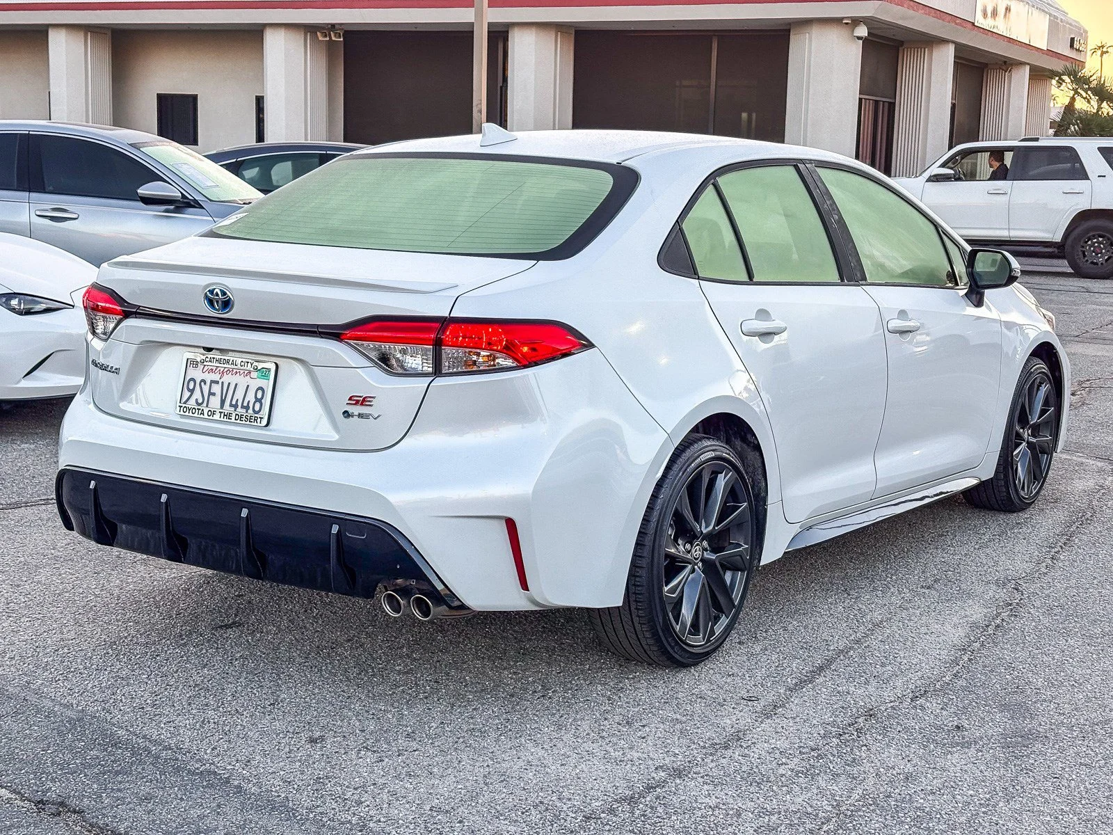 Certified Used 2025 Wind Chill Pearl Toyota Hybrid LE image 6