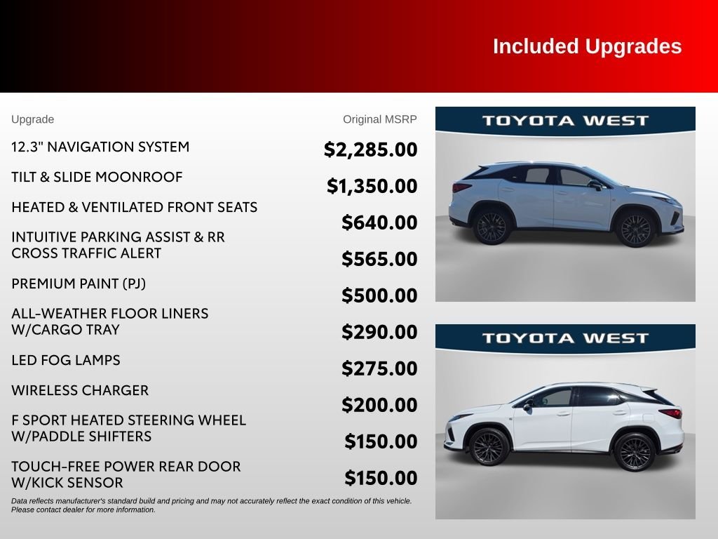 Used 2022 White Lexus 350 F Sport image 38