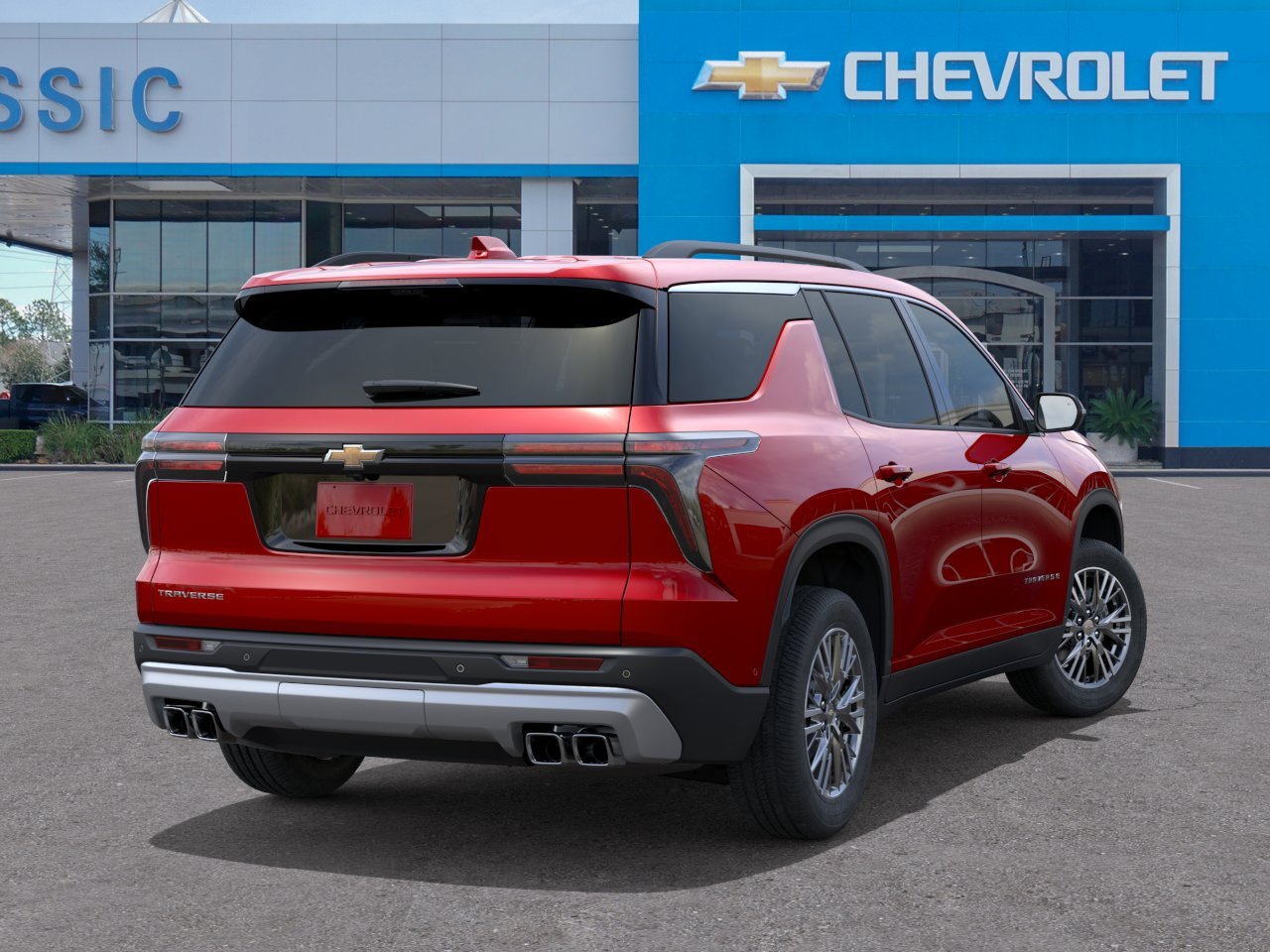 2026 Chevrolet Traverse LT Red at Classic Elite Chevrolet Hwy 6