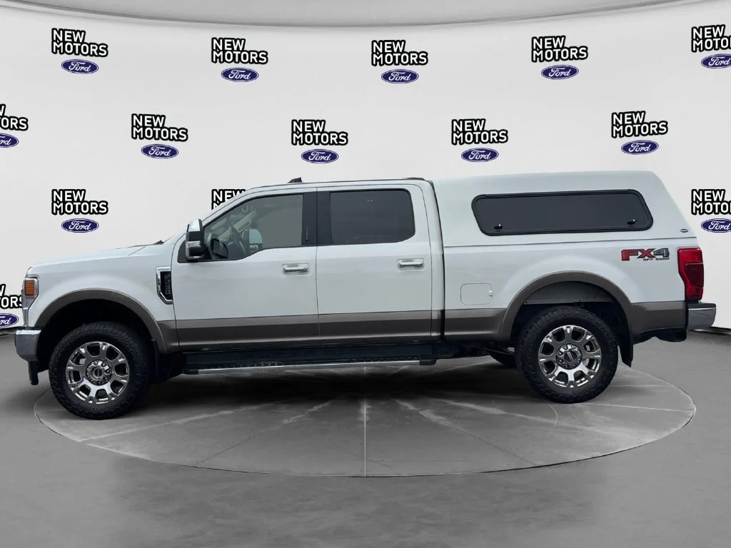 Used 2021 White Metallic Ford Lariat image 2