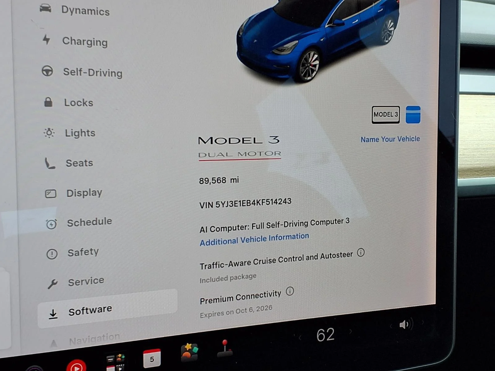 Used 2019 Deep Blue Metallic Tesla Long Range image 33