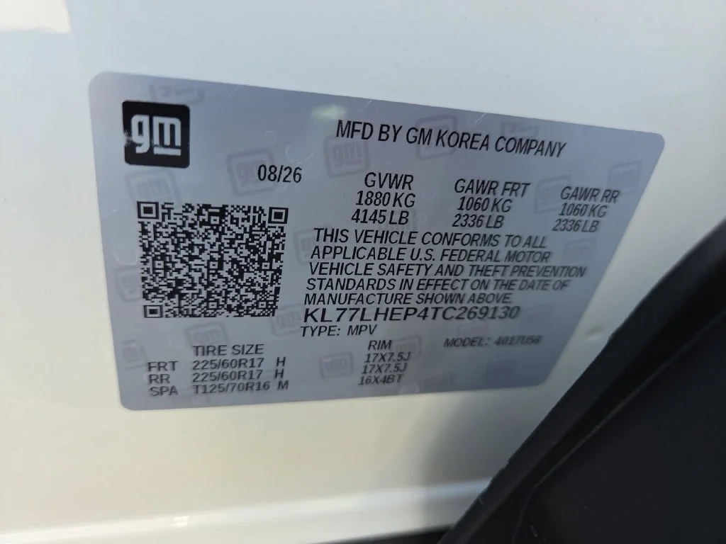 New 2026 White Chevrolet LT image 24