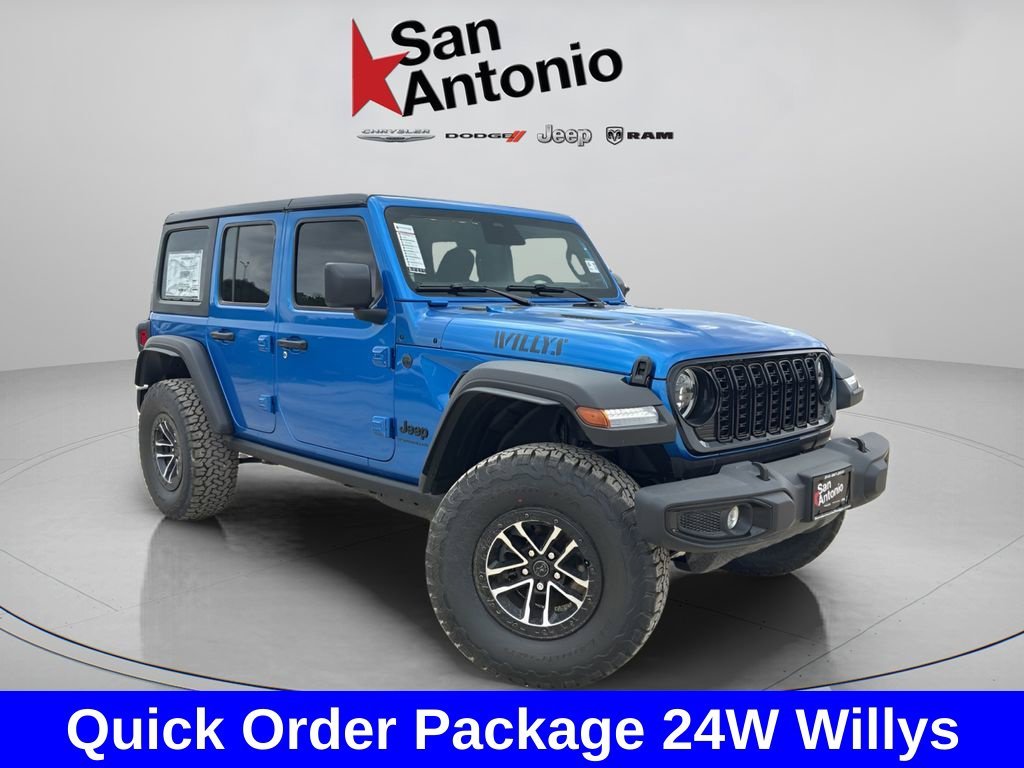 New 2026 Hydro Blue Pearl-Coat Exterior Paint Jeep Willys image 2