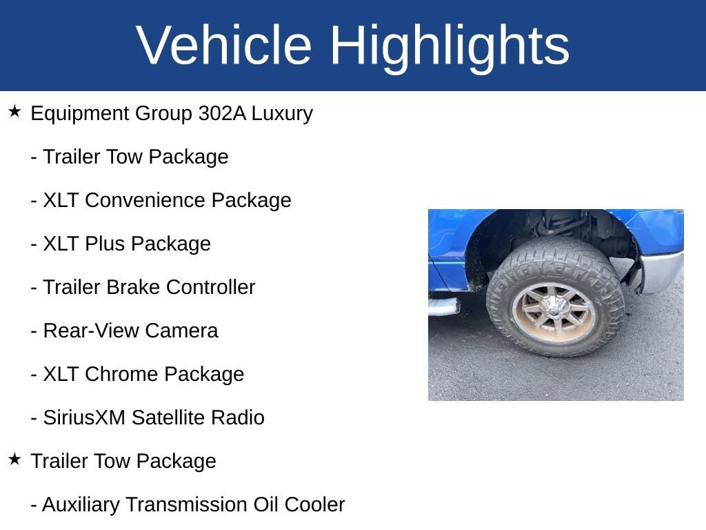 Used 2013 Blue Ford XLT image 3