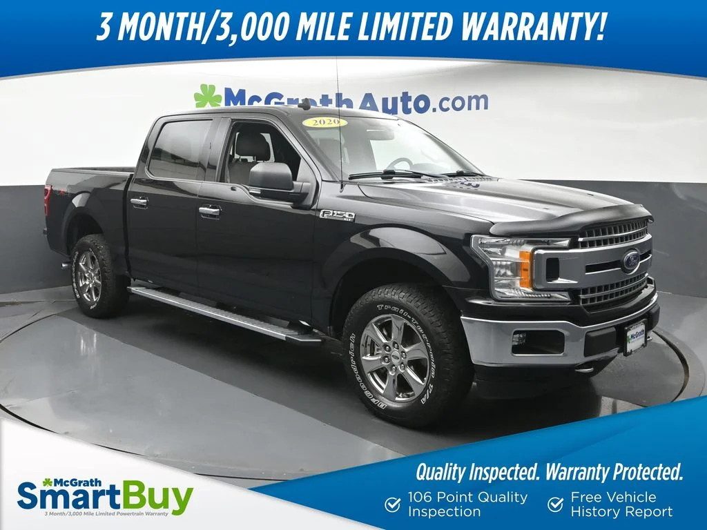 Certified Used 2020 Black Ford XLT image 1