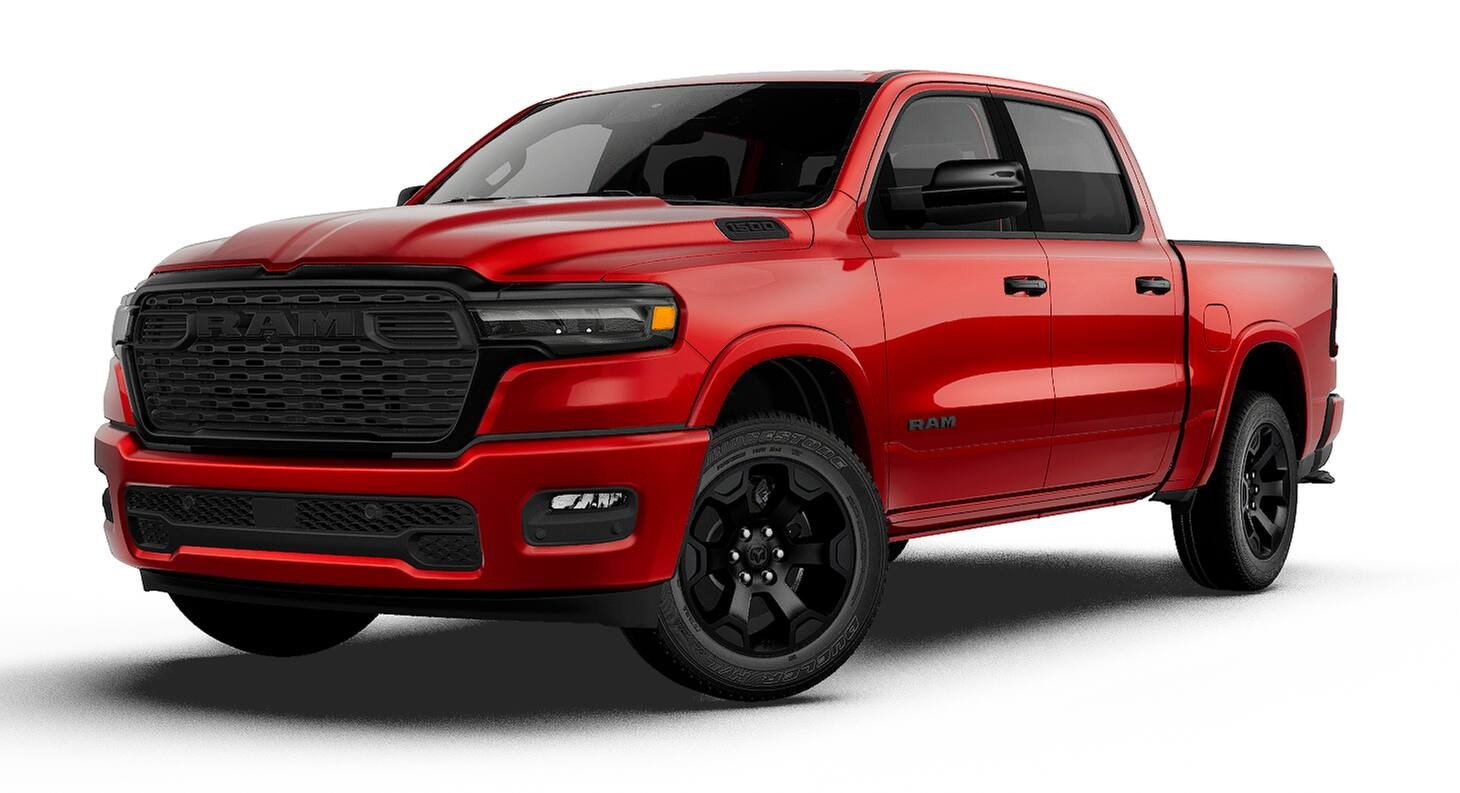 New 2027 Molten Red Pearl-Coat Exterior Paint RAM BIG HORN image 13