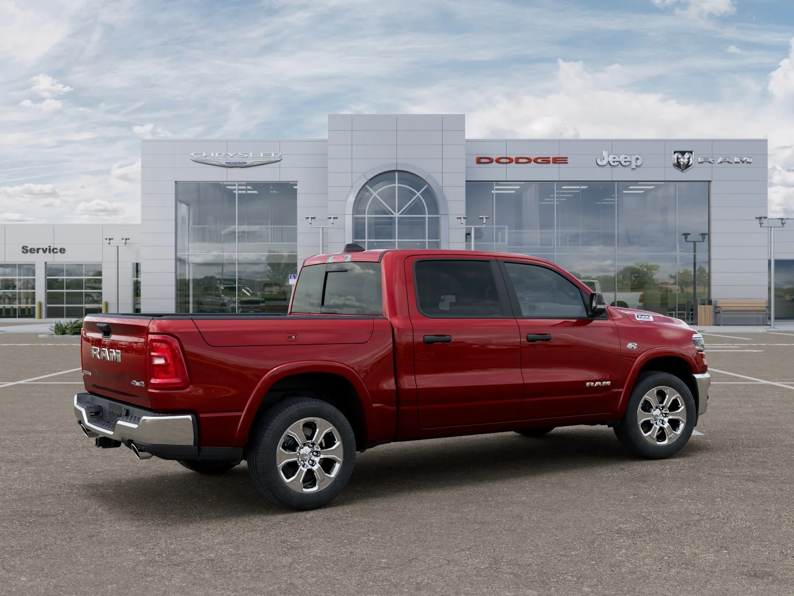 New 2026 Molten Red Pearlcoat RAM Big Horn/Lone Star image 36