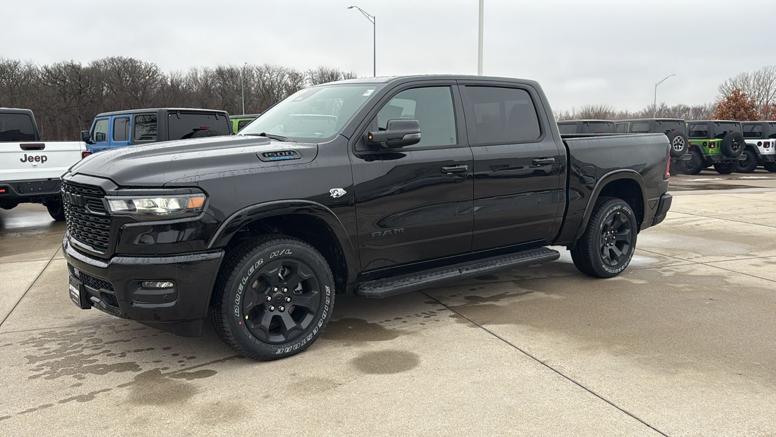 New 2026 Diamond Black Crystal Pearlcoat RAM Big Horn/Lone Star image 3