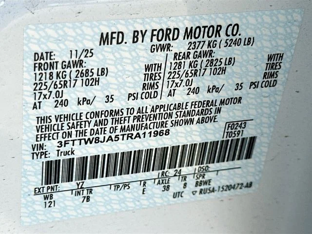 New 2026 Oxford White Ford XLT image 21