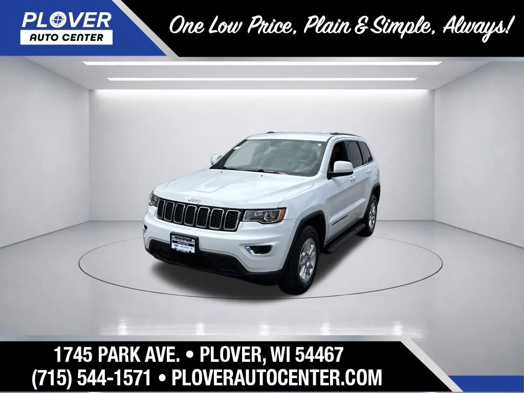 Used 2020 Bright White Clearcoat Jeep Laredo image 1
