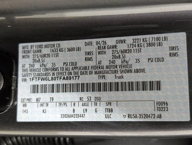 New 2026 Carbonized Gray Metallic Ford King Ranch® image 59