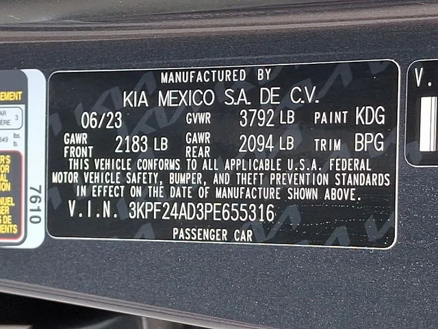 Used 2023 Gray Kia LXS image 28