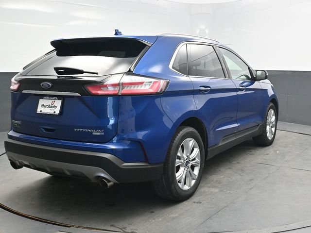 Used 2020 Blue Ford Titanium image 7