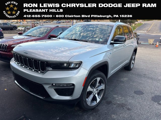 Certified Used 2023 Silver Jeep 4xe image 1