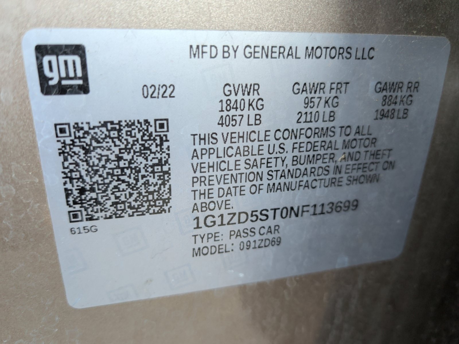 Used 2022 Mineral Gray Metallic Chevrolet LT image 20
