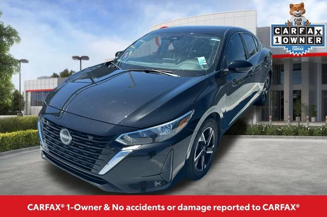 Used 2024 Black Nissan SV image 2