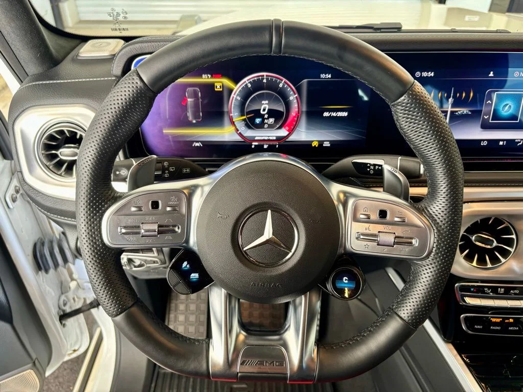 Used 2021 designo Moonlight White Metallic Mercedes-Benz G 63 AMG® image 13