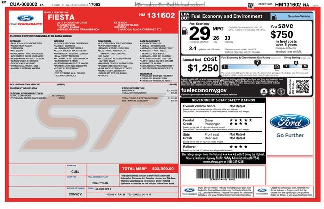 Used 2017 Black Ford ST image 11