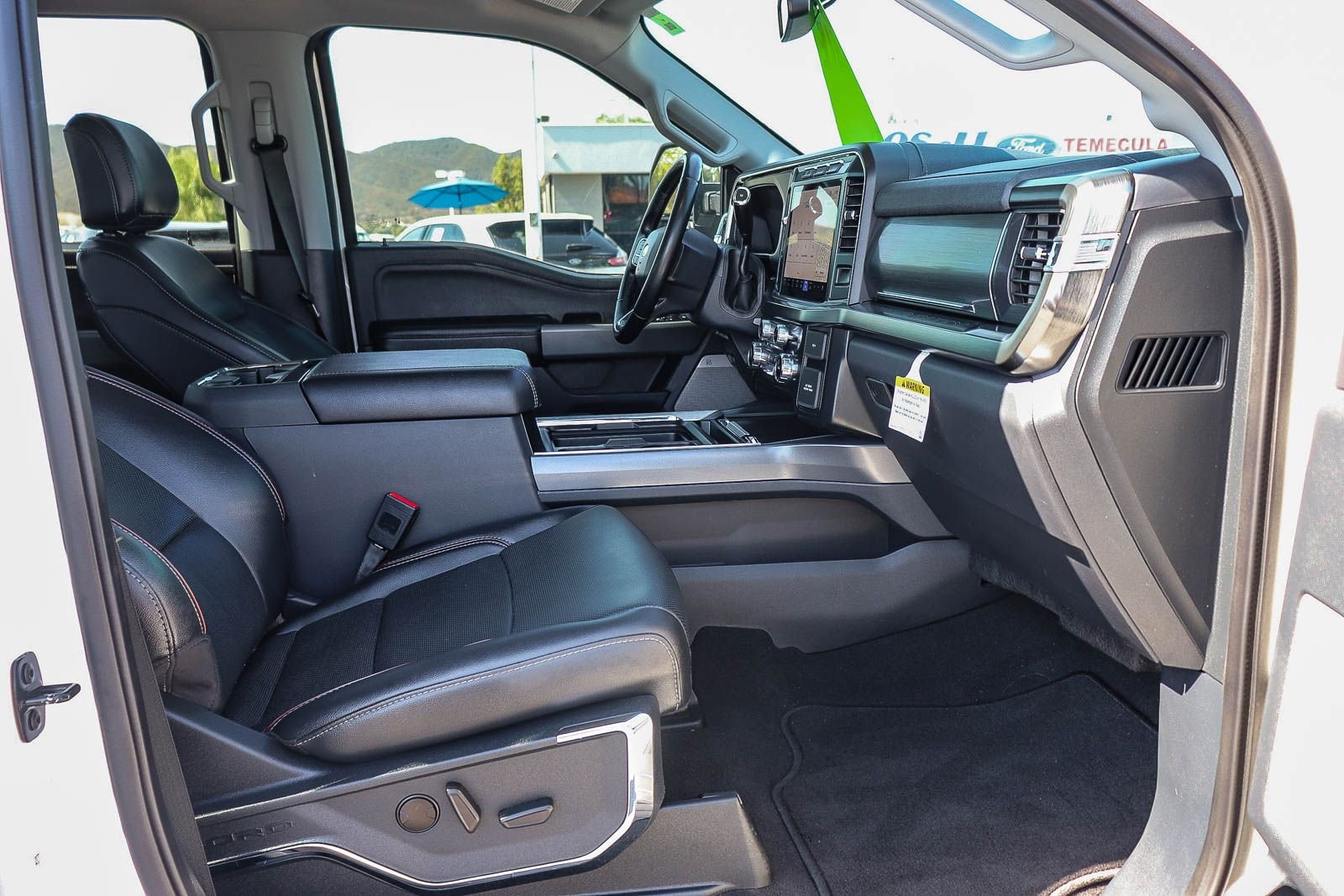 Certified Used 2024 White Metallic Ford Lariat image 16