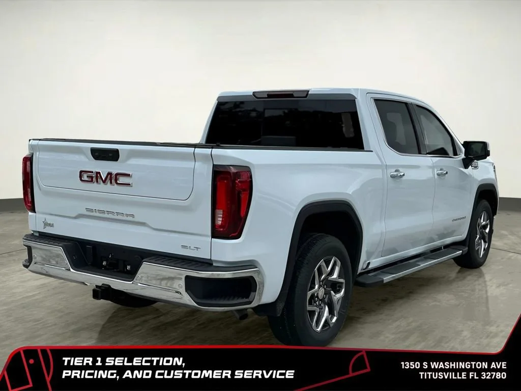 New 2026 Glacier White Tricoat GMC SLT image 8