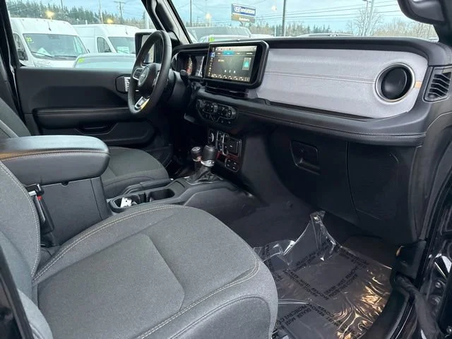 Used 2024 Black Clearcoat Jeep Sahara image 8