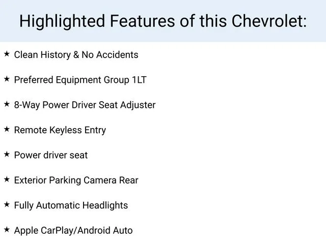 Used 2018 Black Chevrolet LT image 2
