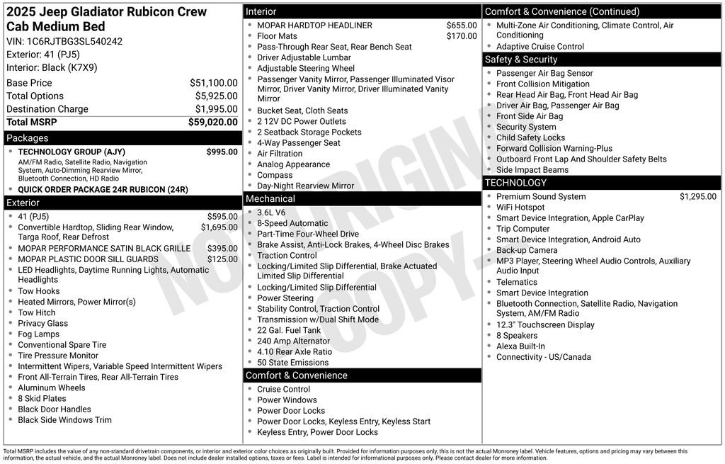Used 2025 Green Jeep Rubicon image 10