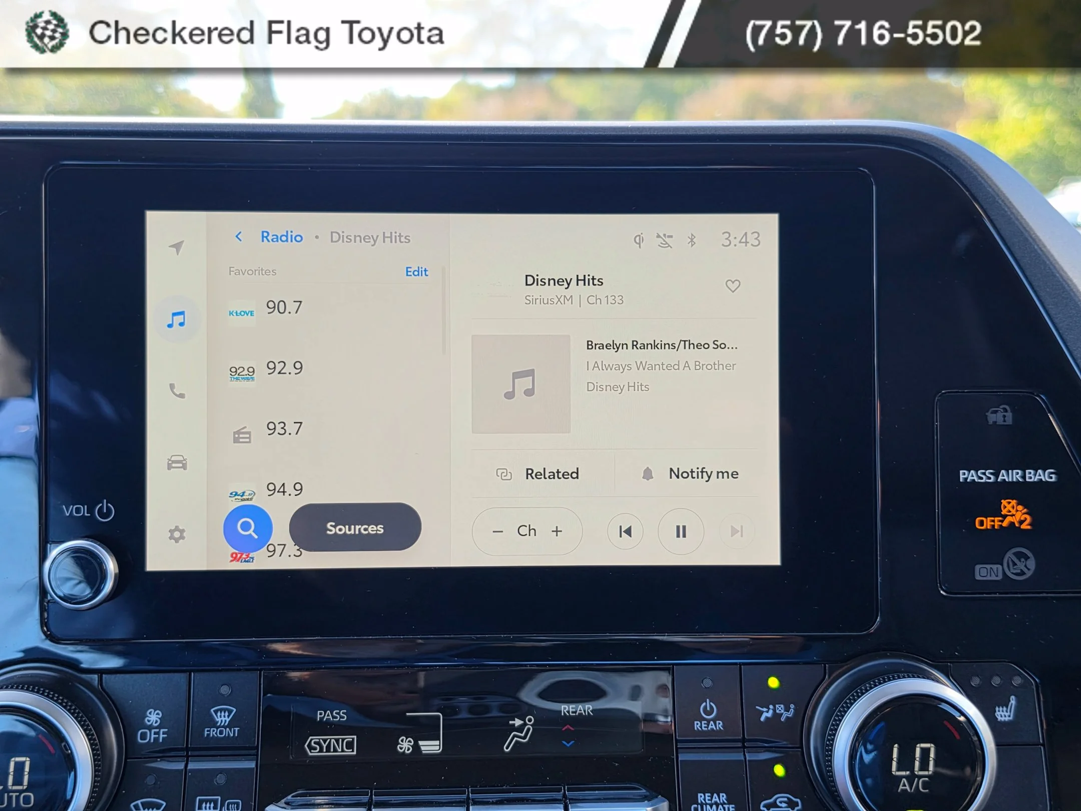 Certified Used 2026 Midnight Black Metallic Toyota XLE image 15