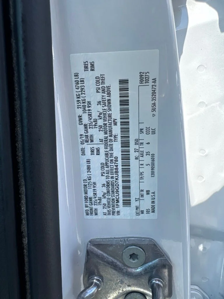 Certified Used 2019 White Ford SE image 26