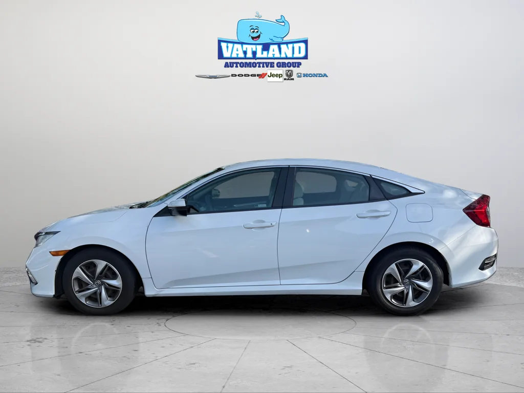Certified Used 2019 Platinum White Pearl Honda LX image 2