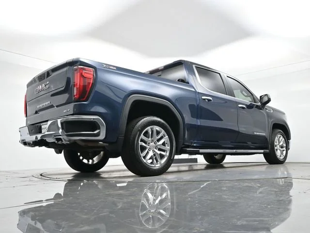 Used 2021 PACIFIC BLUE METALLIC GMC SLT image 28
