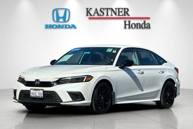 Certified Used 2024 Platinum White Pearl Honda 2.0L 4D SPORT image 10