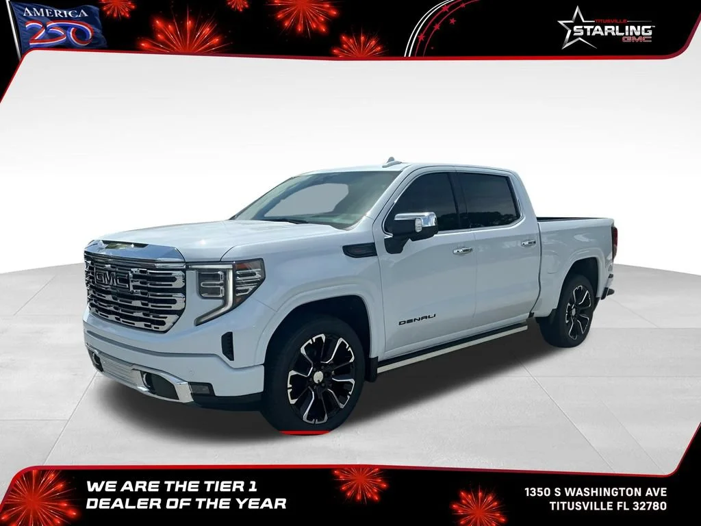 New 2026 Glacier White Tricoat GMC Denali image 1