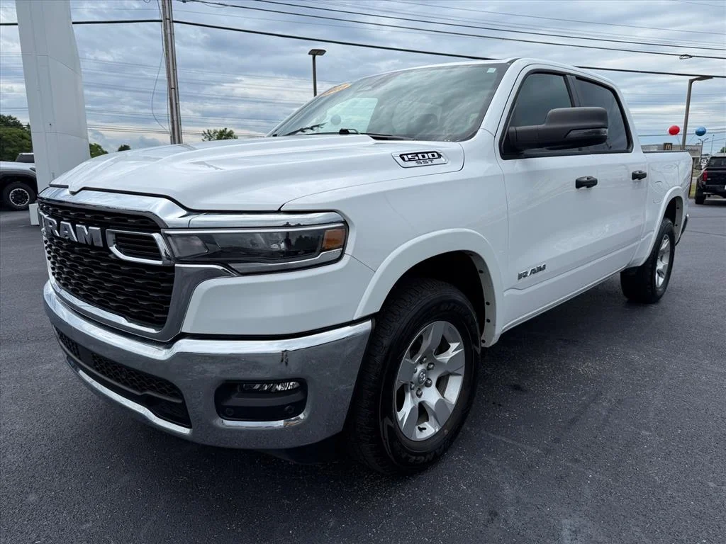 Used 2025 Bright White Clearcoat RAM Big Horn/Lone Star image 4