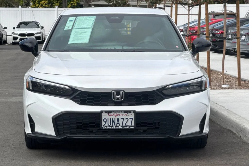 Certified Used 2025 Platinum White Pearl Honda Sport image 9