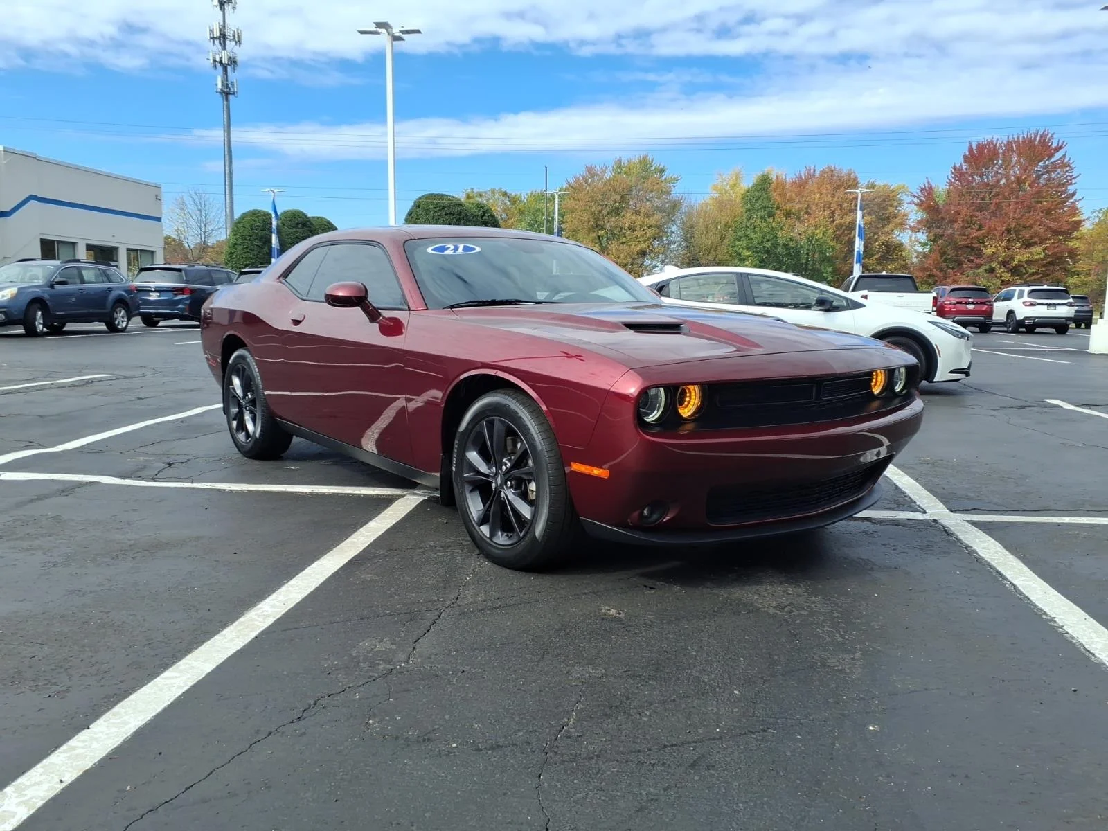 Used 2021 Red Dodge SXT image 1